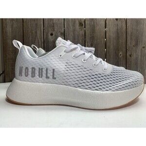 NOBULL Journey White Athletic Performance Shoes with Breathable Mesh
